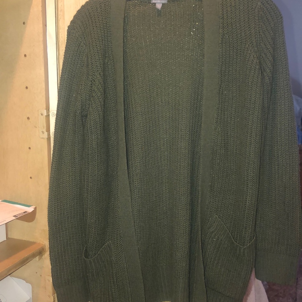 Charlotte Russe Green Cardigan
